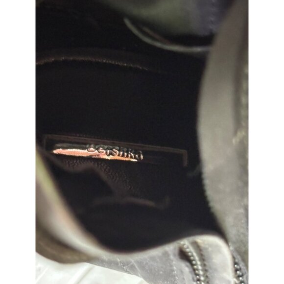 Bershka Boots Women's Size 39 US 8.5 Over-The-Knee Black Heeled Boots Faux Suede - Picture 11 of 11